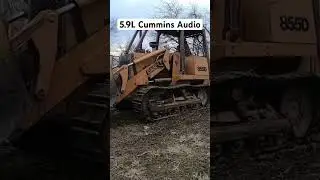 Testing a Case 855D loader. #cummins #equipment #case #dozer #loader #diesel