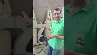 Consertando coletor de p&oacute;, fazendo solda da h&eacute;lice #amamosmarcenaria