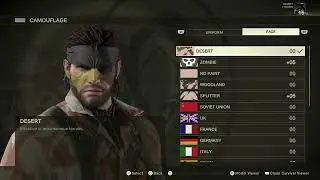 MGS Delta: Desert Face Paint Location