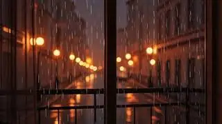 Minimalist Cozy Rain on Window | Clean Ambience for Focus & Sleep (11:59:30)