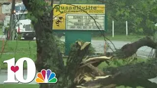 Elementary School damaged after severe storm