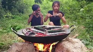 Wilderness Cooking: Catching and Cooking a Snake in the Wild plus for more videos @TwinsTVKH