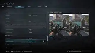 Game play settings for Call of Duty: Modern Warfare - Open Beta early access.