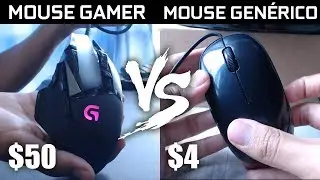 MOUSE BARATO VS MOUSE GAMER | Review Comparativa Logitech G502