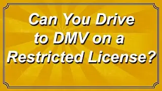 Can You Drive to DMV on a Restricted License?