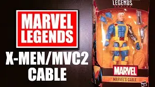 Marvel Legends X-Men Cable Marvel VS Capcom 2 Hasbro Action Figure Unboxing and Review