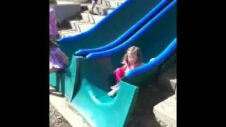 Adele on the slide