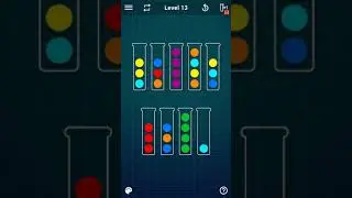Ball Sort Puzzle - Level 13 - Gameplay Walkthrough