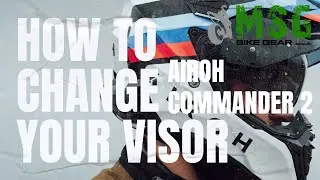 Airoh Commander 2 Visor Removal & Install