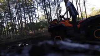2013 can am outlander 800r max HMF slip on SOUND TEST