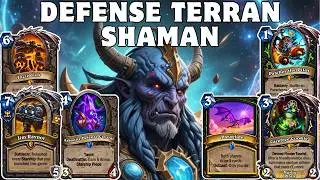 (Hearthstone) Win Streak to Rank 131 CN - Best Defense Terran Shaman Deck to Climb Legend
