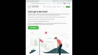 Making a request to monitor a tee time