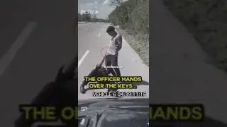 Arrested man helps cop choking on gum #foryou #fypシ #trending #trend #coldedits #deep #sadedits