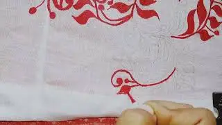 Hand painting blouse kolka 🎨🖌️। #kolka design #art #youtubeshorts #viralvideo
