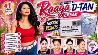Raaga  De -Tan removal cream| review | raaga tan removal cream try on| worth it ??