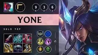 Yone Top vs Aatrox - EUW Challenger Patch 25.20