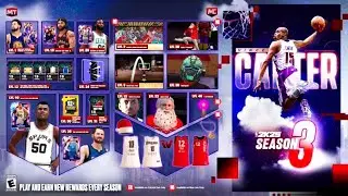 NBA 2K25 SEASON 3 IS HERE! NEW LEVEL 40 REWARDS, +1 CAP BREAKER & NEW SEASON PASS | NBA 2K25 LIVE