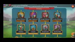 Military research for t4 |Lords Mobile| #lordsmobile