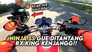 Fierce!! test top speed kawasaki ninja 2 stroke vs yamaha rx king 135