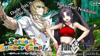 When Boys(?) Play Sumo in The Forest | Fate/Grand Order | Servant Summer Camp in 4K