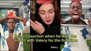 Peller's reaction when he won the match with Valery for the first time FULL GIST