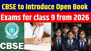 CBSE&rsquo;s Bold Step , Open Book Exams Coming in 2026..tv12