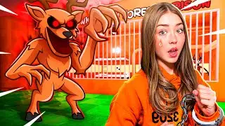 ESCAPING 99 NIGHTS IN THE FOREST PRISON RUN IN ROBLOX (OBBY)