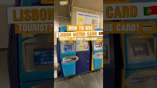 How to get your Lisbon travel card in 1 minute! 🎫🚆 #LisbonTips #MetroCard #PortugalTravel #shorts