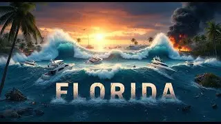 Christmas Day Mega Tsunami 2025 Strikes Florida | Cities Underwater! (Cinematic 4K)