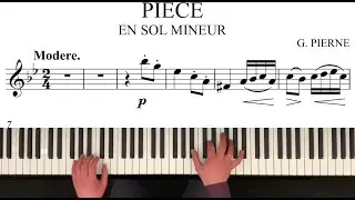 G. PIERNE - Pièce in g-moll von G.Pierné (Oboe Playalong)
