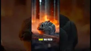 Golden Retriever Saves Rabbit From Wildfire