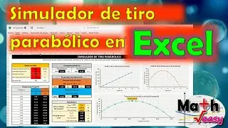 Simulador de tiro parabólico en Excel