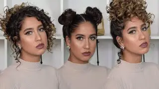5 Quick and Easy Heatless Curly Hairstyles | Curly Hair Tutorial | Gabriella Gatehouse