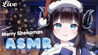 ASMR 💙🐏 Merry Sheepmas! 3Dio Whispers ✨