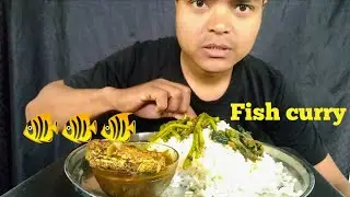 Eating show masala fish curry/Data sobje/Food boy D/Asmr
