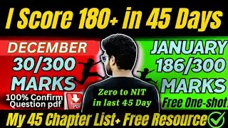 My 99 Percentile Reality Exposed 🤬- JEE Mains 2026| Last 45 Days Complete Roadmap✅| JEE Registration