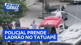 Ladrão que vinha assaltando moradores do Tatuapé é baleado por policial de folga em São Paulo