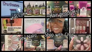 Burlington shopping | new press on nails | hair care | Vlogtober day 4 |