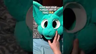 Don't buy your fursuit base off of Temu 😭 #fursuit #furry #fursuitmaking #cosplay