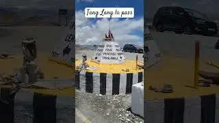 Tanglang la Pass | Manali to Leh Road Trip #travel #mountains #indianroadtrip #lehdiaries #ladakh