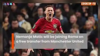 AS Roma is taking Matic on a one-year contract with the option to extend by a further 12 months.