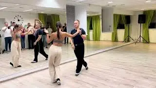 Salsa partnerwork by Alina & Eddie