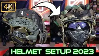 Airsoft Helmet Setup J-DAMs Custom Loadout