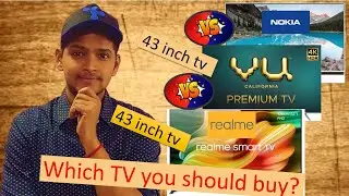 Nokia 43 inch tv vs Vu Premium 43 inch 4k tv vs realme 43 inch tv | Which tv is good for you?