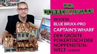 Review Blue Brixx-Pro Captain's Wharf - Der Gr&ouml;&szlig;te Pokertisch der Noppensteinwelt (103059)