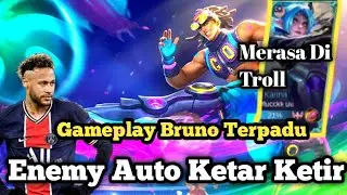 Inilah Gameplay Bruno Paling Bar Bar Saat Late Game | Hero Marksman Terkuat Late Game | Bruno MPL