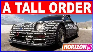 Forza Horizon 5 A TALL ORDER Forzathon Daily Challenges Earn 3 Stars at Event Horizon Danger Sign