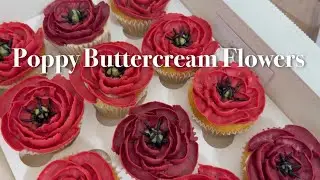 How To Pipe Buttercream Poppies
