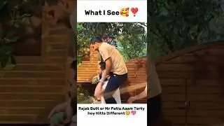 What U See😍🥀 Rajab Butt or Mr Patlu Bonding🥹💝 #rajabfamily #emaanrajab #viralvideo #trendingshorts
