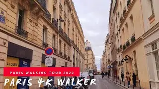 🇫🇷Ep1 - 4K Paris 1st - Avenue de l'op&eacute;ra - Rue Saint Roch - &Eacute;glise Saint Roch l February 2022